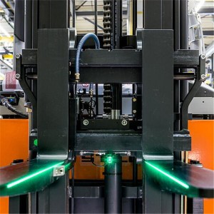 Hệ thống hướng dẫn Laser xe nâng cho kho để xử lý hàng hóa
